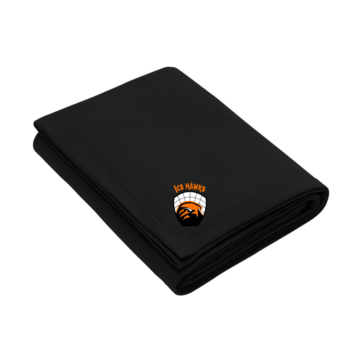 Ice Hawks Port & Co Core Fleece Sweatshirt Blanket