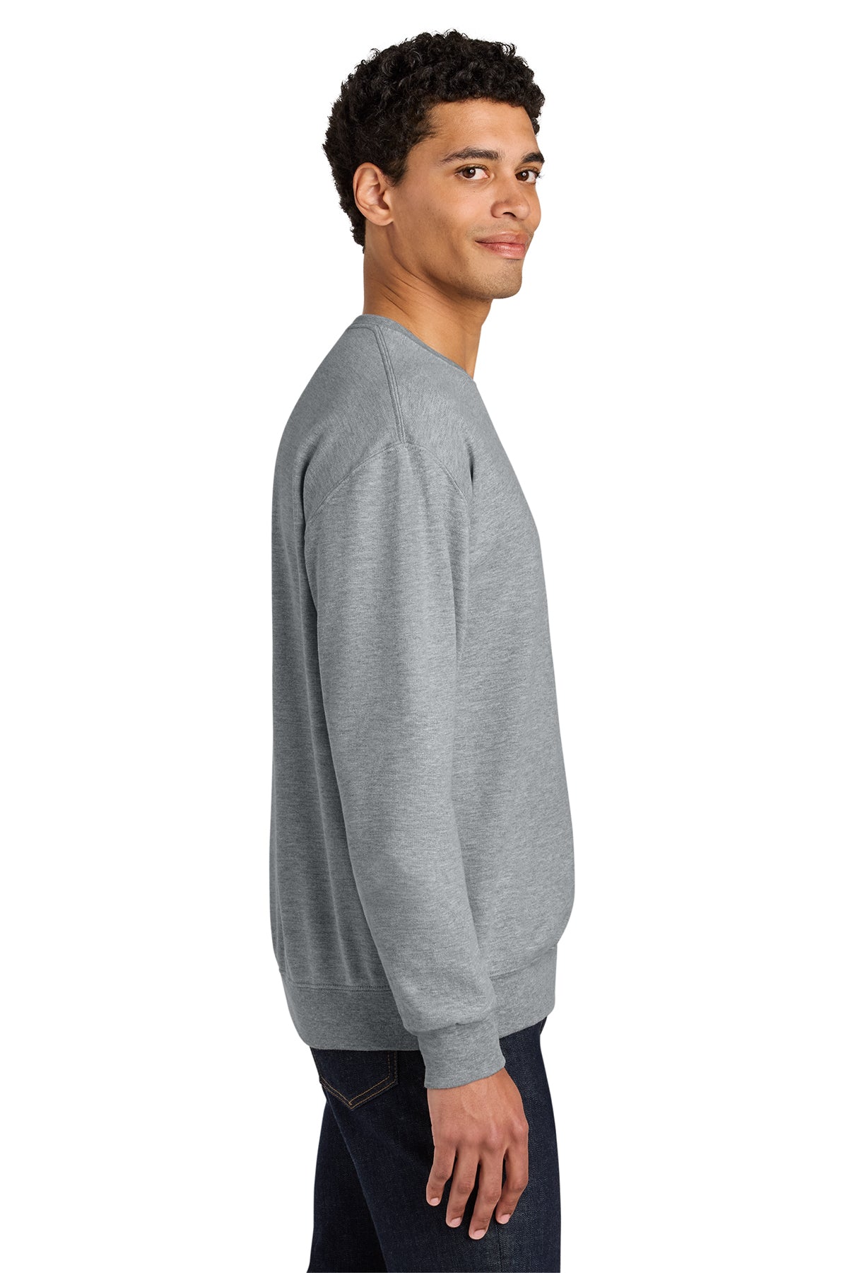 Jerzees Ultimate Unisex CVC Ring Spun Crewneck Sweatshirt
