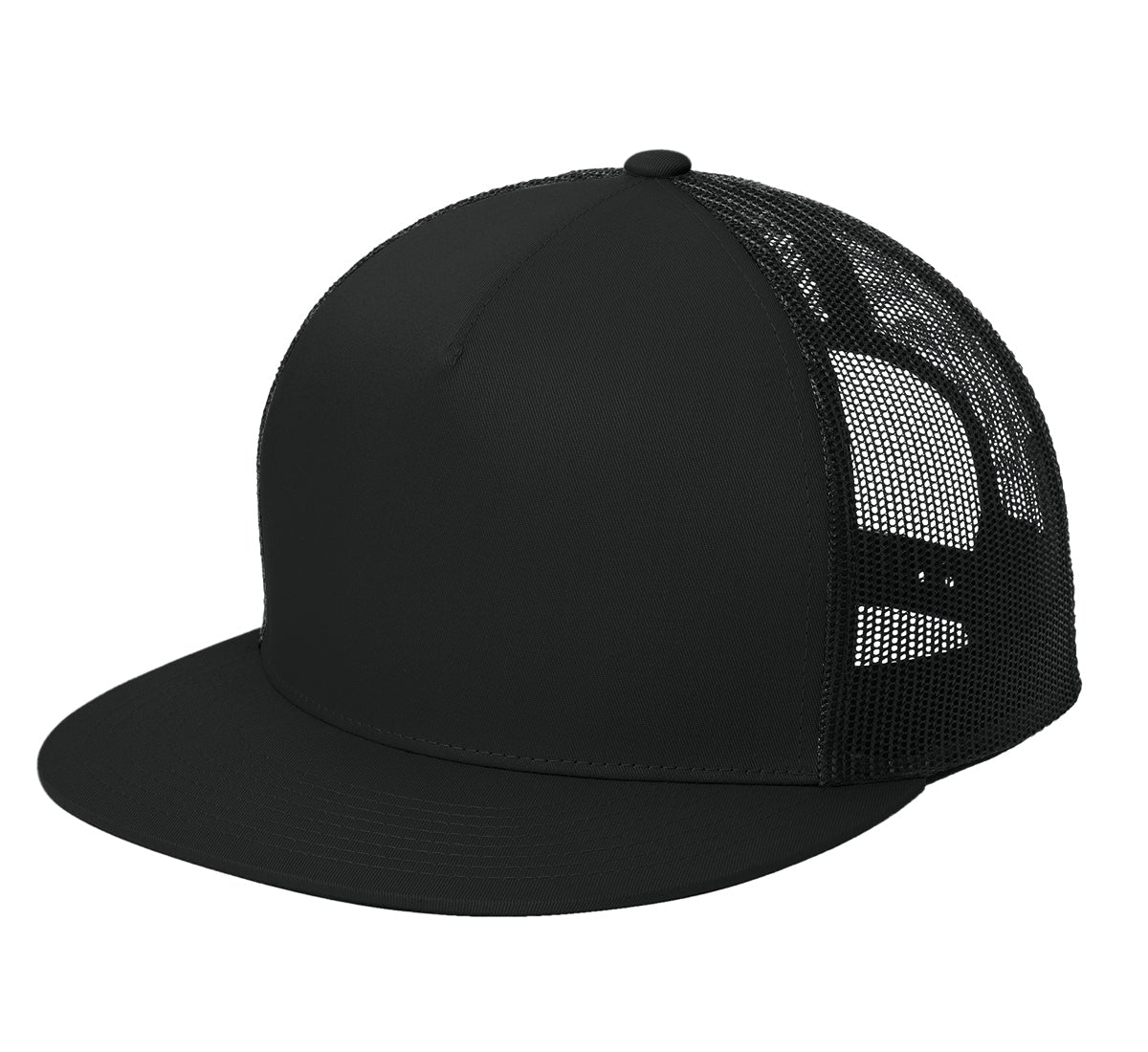 Sport-Tek® YP Classics® 5-Panel Classic Trucker Mesh Back Cap