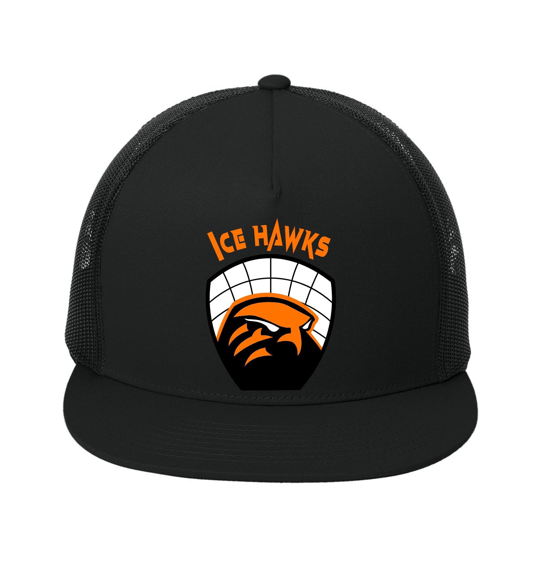 Ice Hawks Sport-Tek® YP Classics® 5-Panel Classic Trucker Mesh Back Cap
