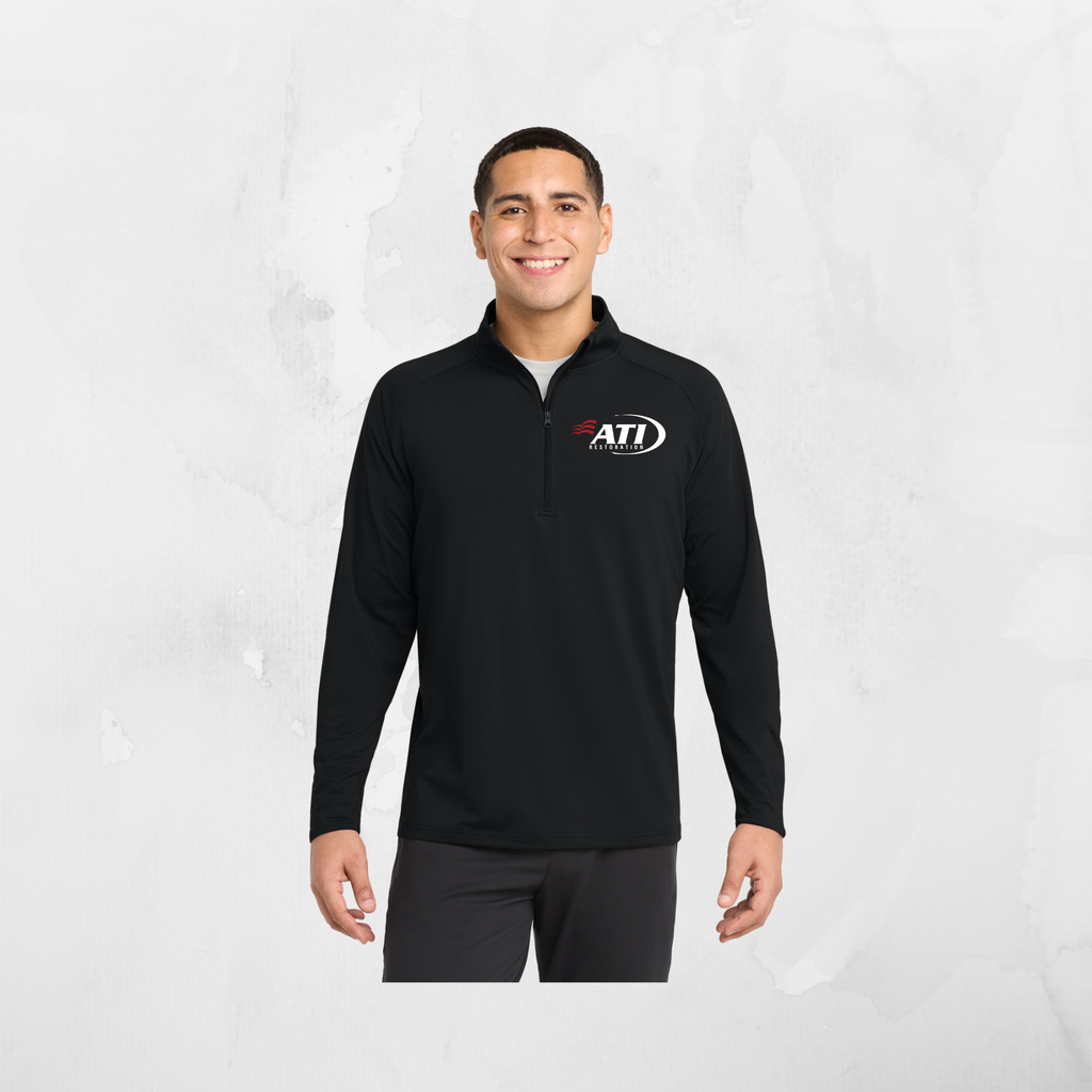 ATI Sport-Tek® Sport-Wick® Stretch 1/4-Zip Pullover