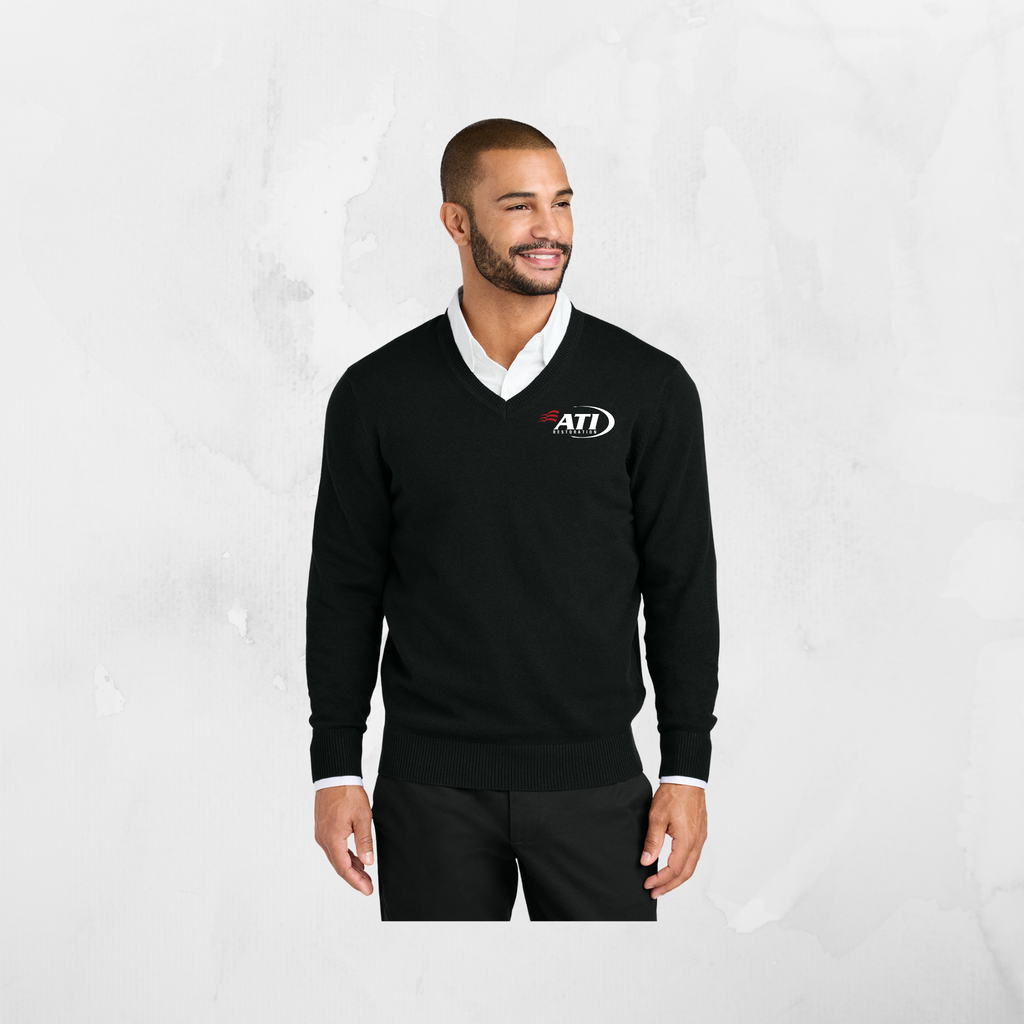 ATI Port Authority® Easy Care V-Neck Sweater