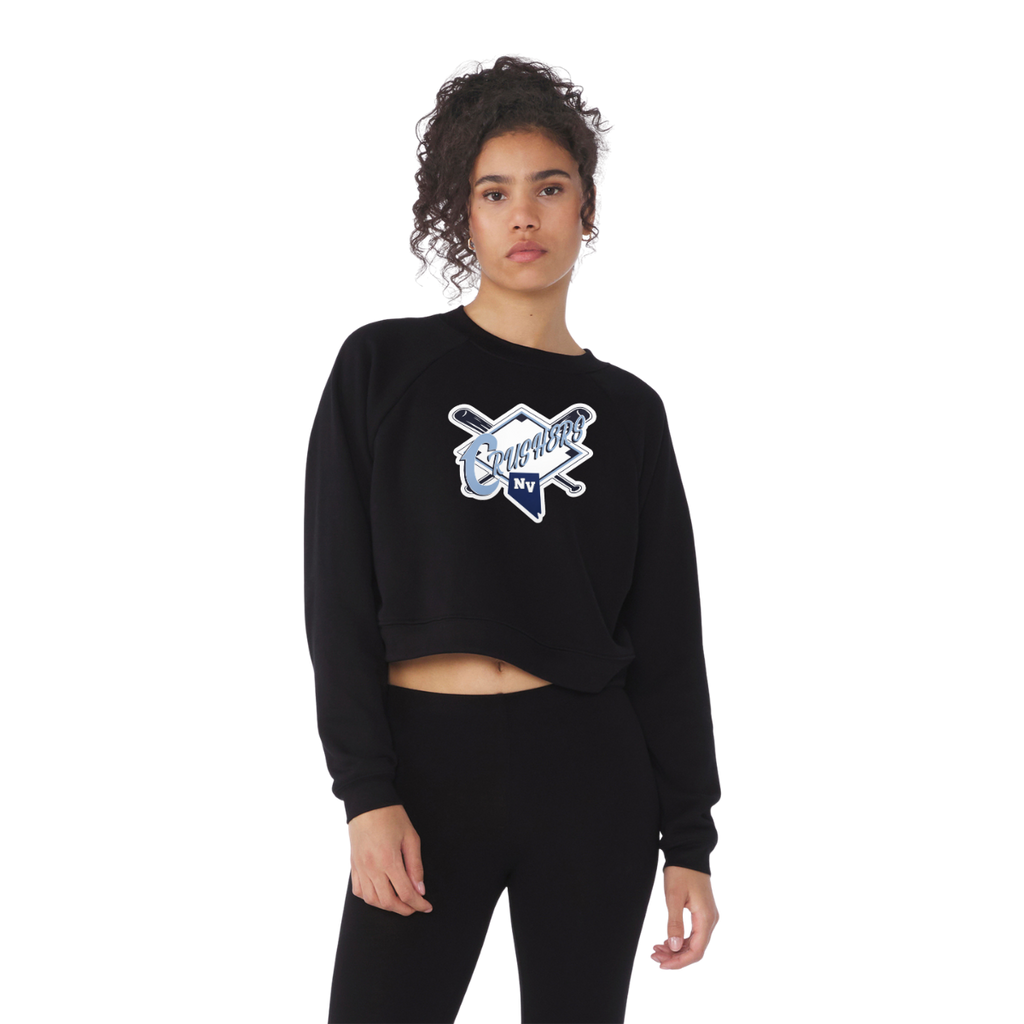 Crushers Women’s Raglan Pullover Sponge Fleece