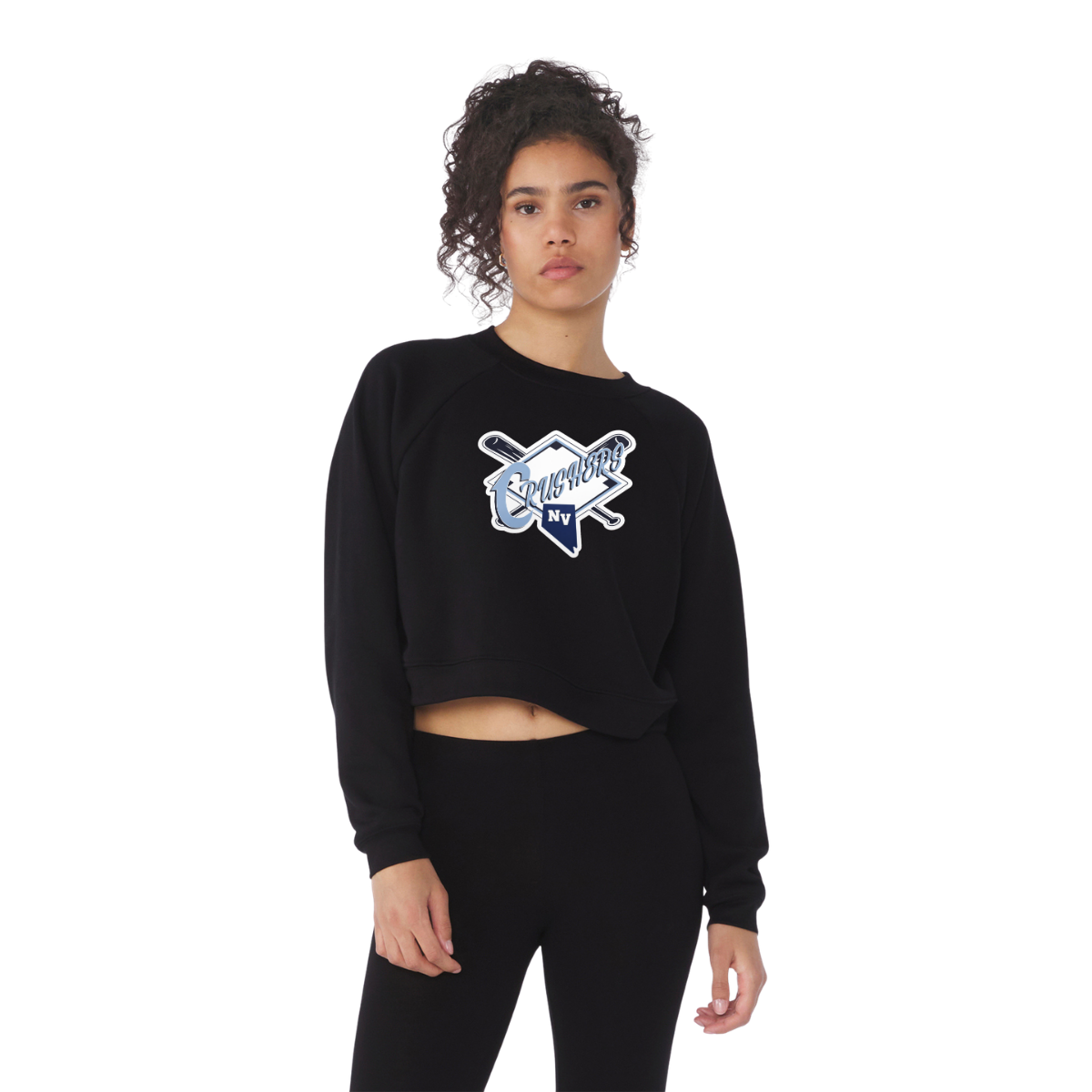 Crushers Women’s Raglan Pullover Sponge Fleece
