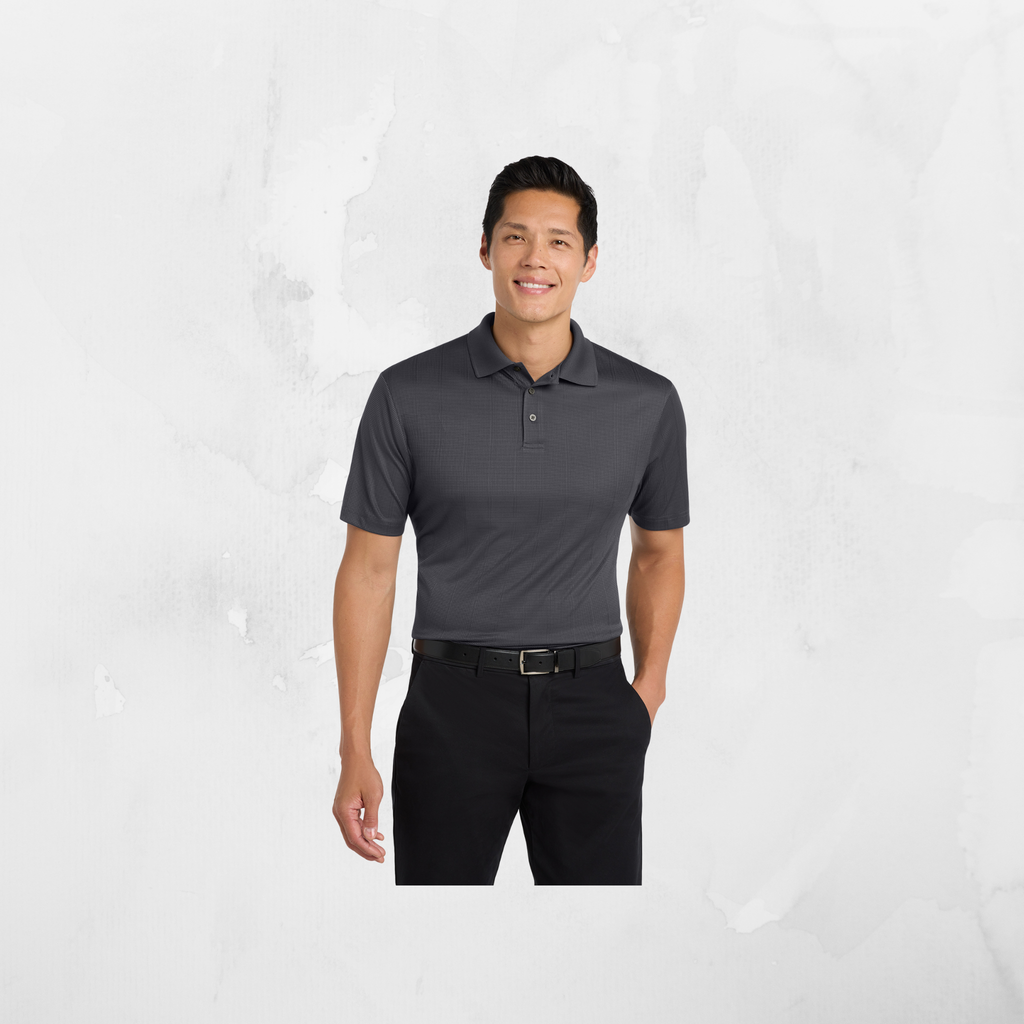 ATI Men's Port Authority® Performance Fine Jacquard Polo