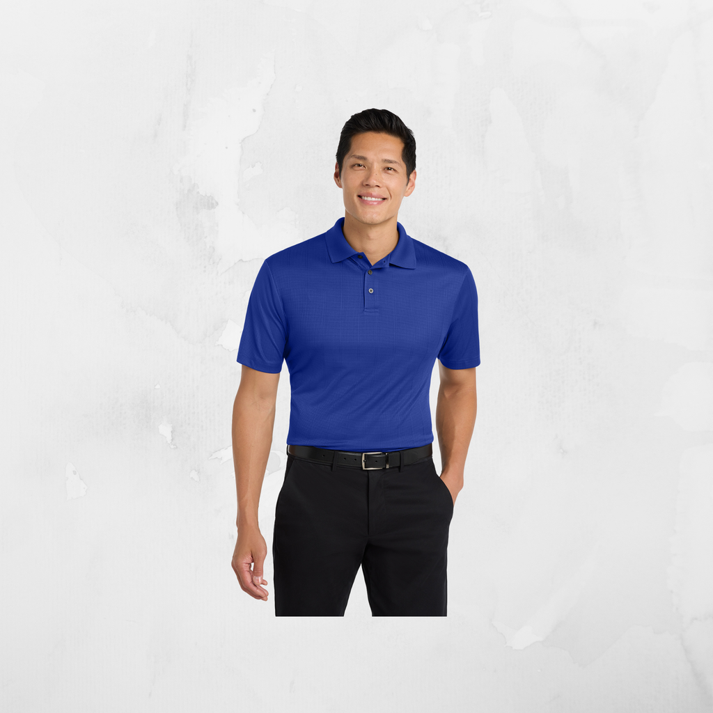 ATI Men's Port Authority® Performance Fine Jacquard Polo