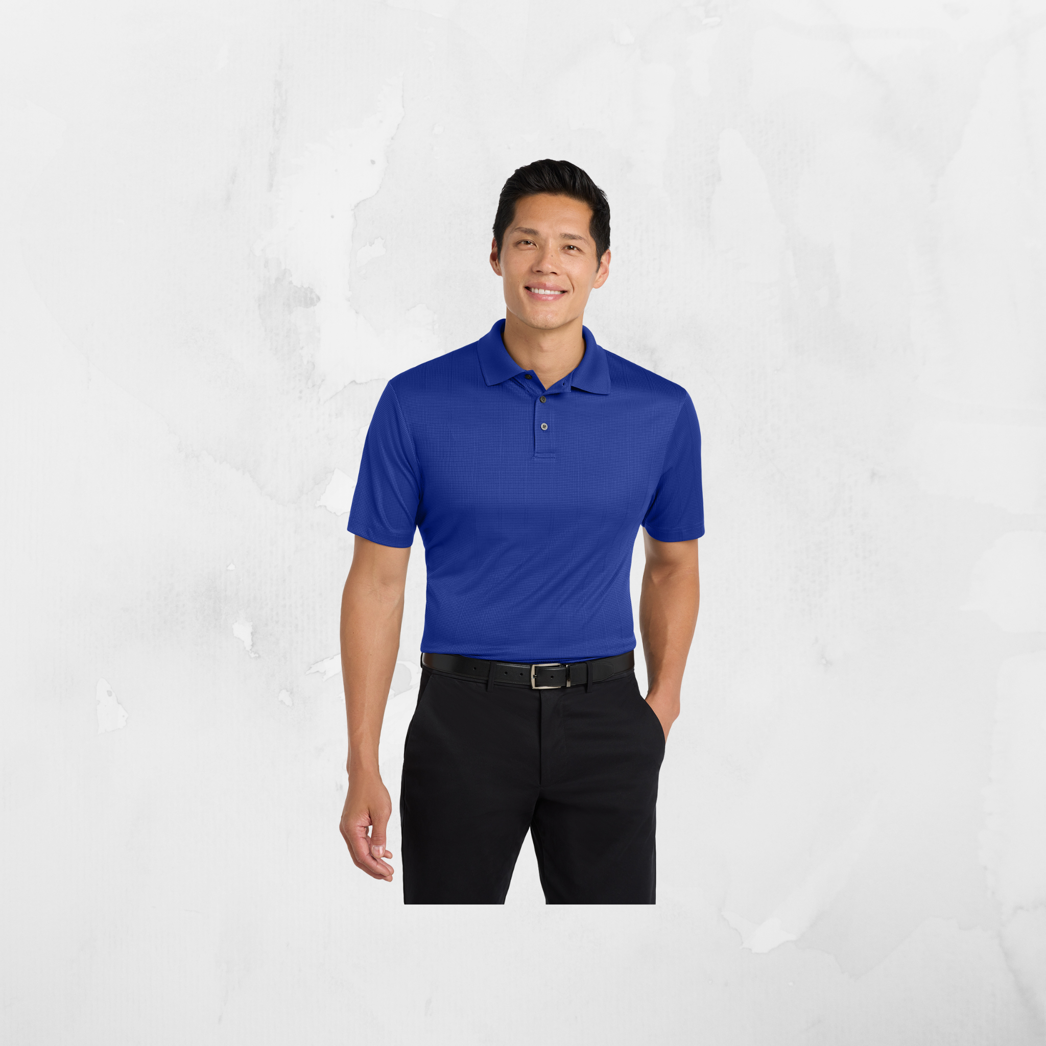 ATI Men's Port Authority® Performance Fine Jacquard Polo