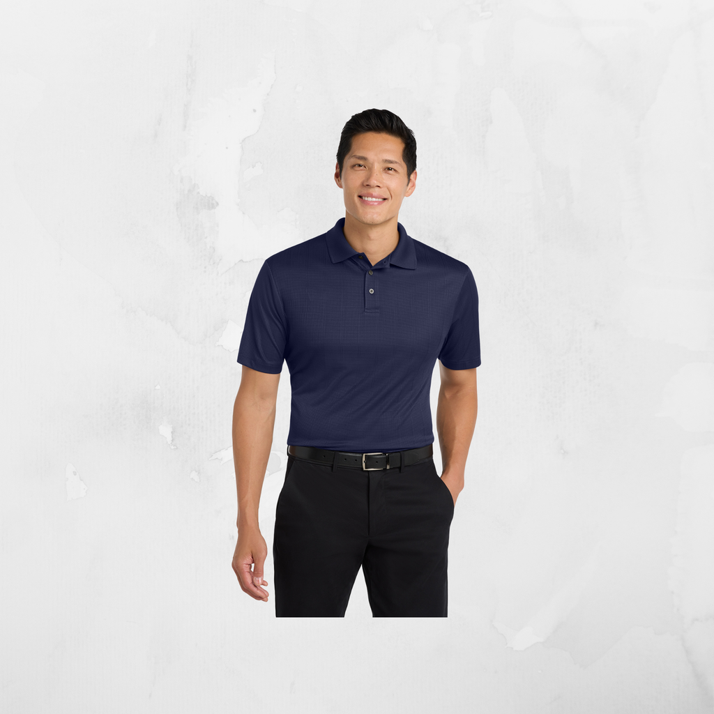 ATI Men's Port Authority® Performance Fine Jacquard Polo
