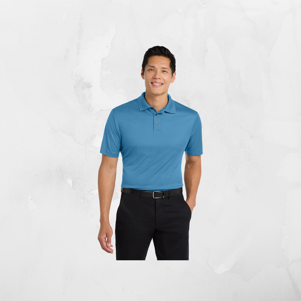 ATI Men's Port Authority® Performance Fine Jacquard Polo