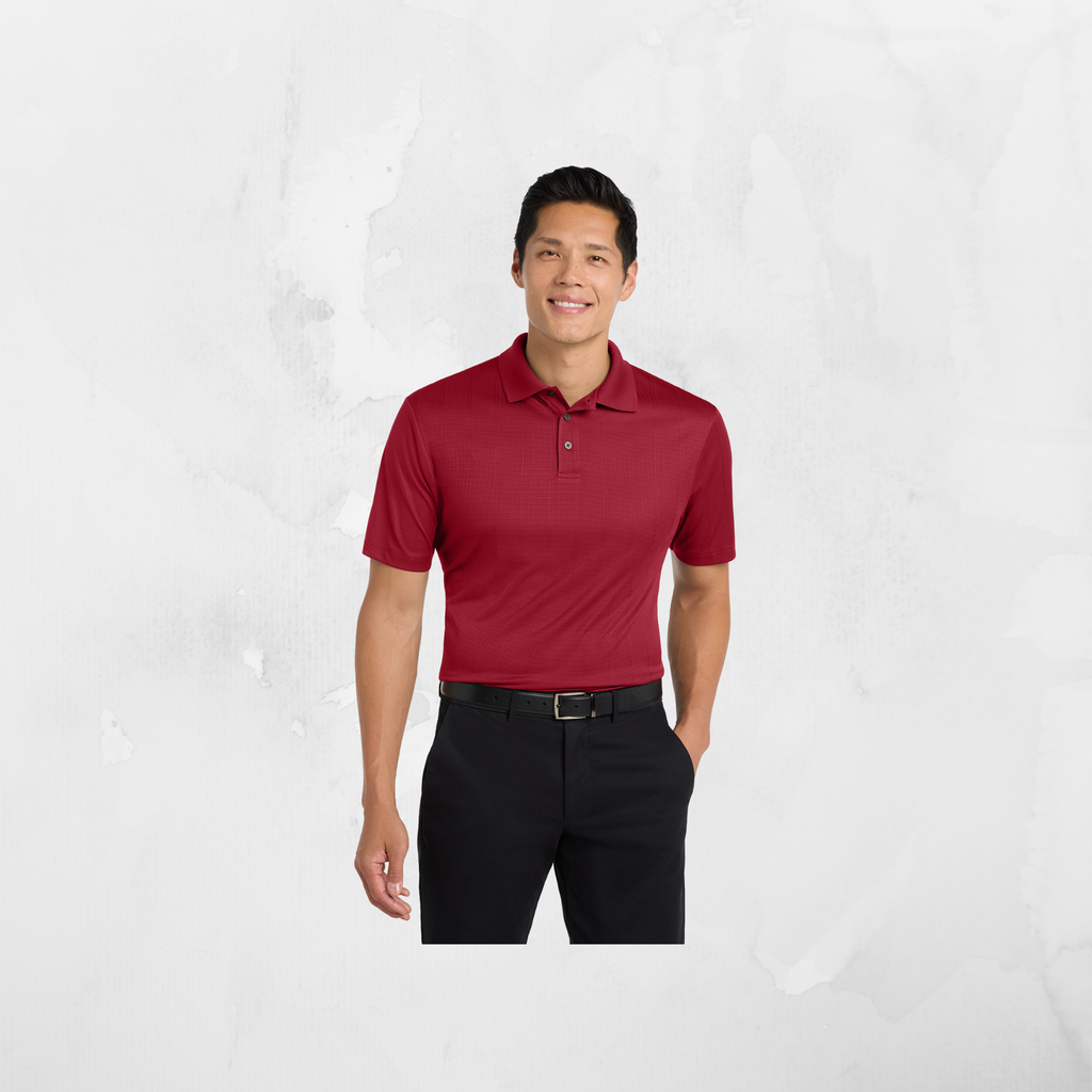 ATI Men's Port Authority® Performance Fine Jacquard Polo
