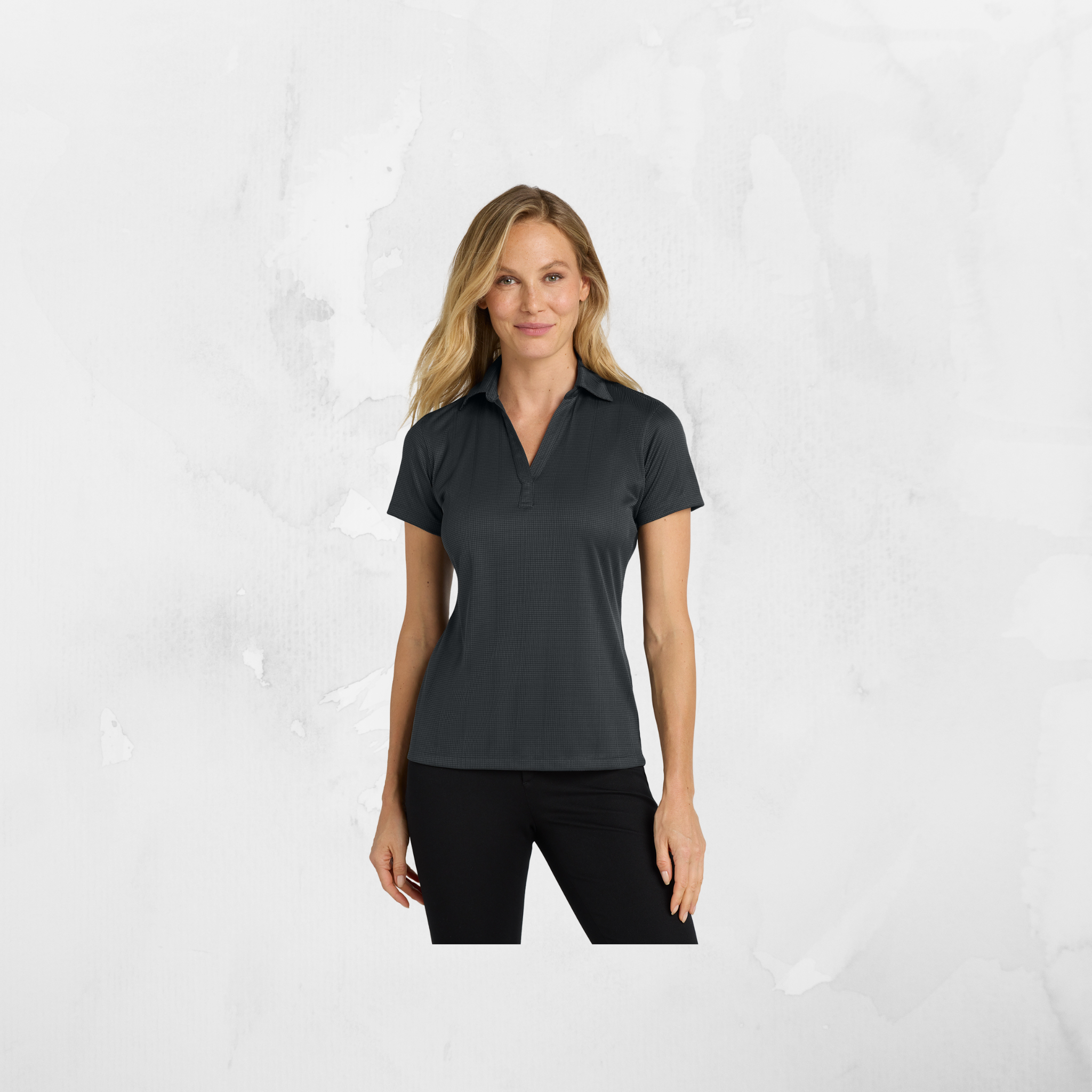 ATI Port Authority® Women's Performance Fine Jacquard Polo