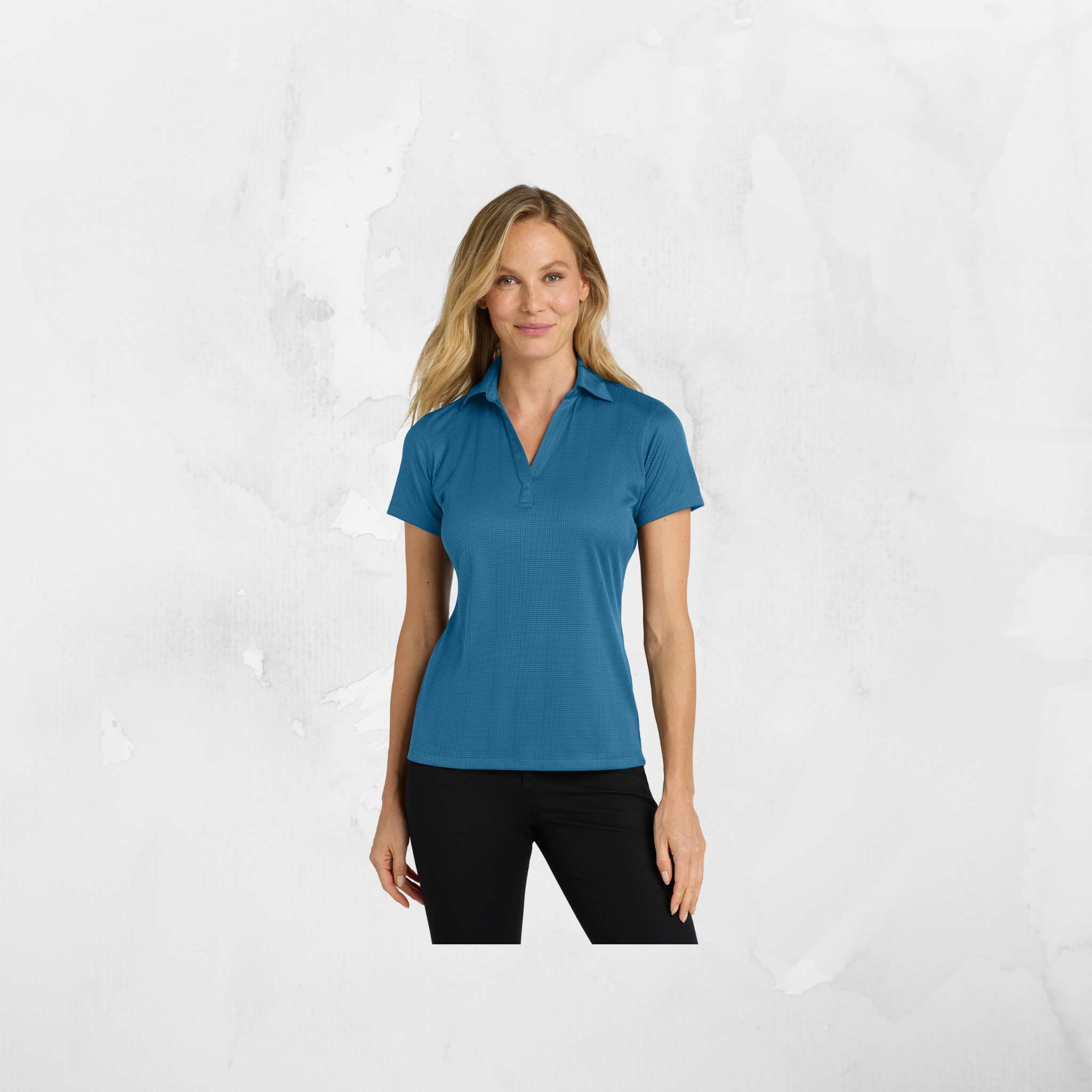 ATI Port Authority® Women's Performance Fine Jacquard Polo
