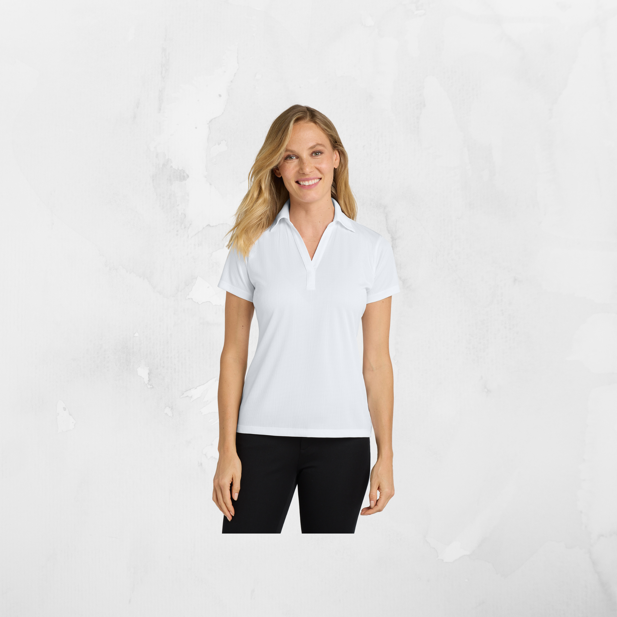 ATI Port Authority® Women's Performance Fine Jacquard Polo