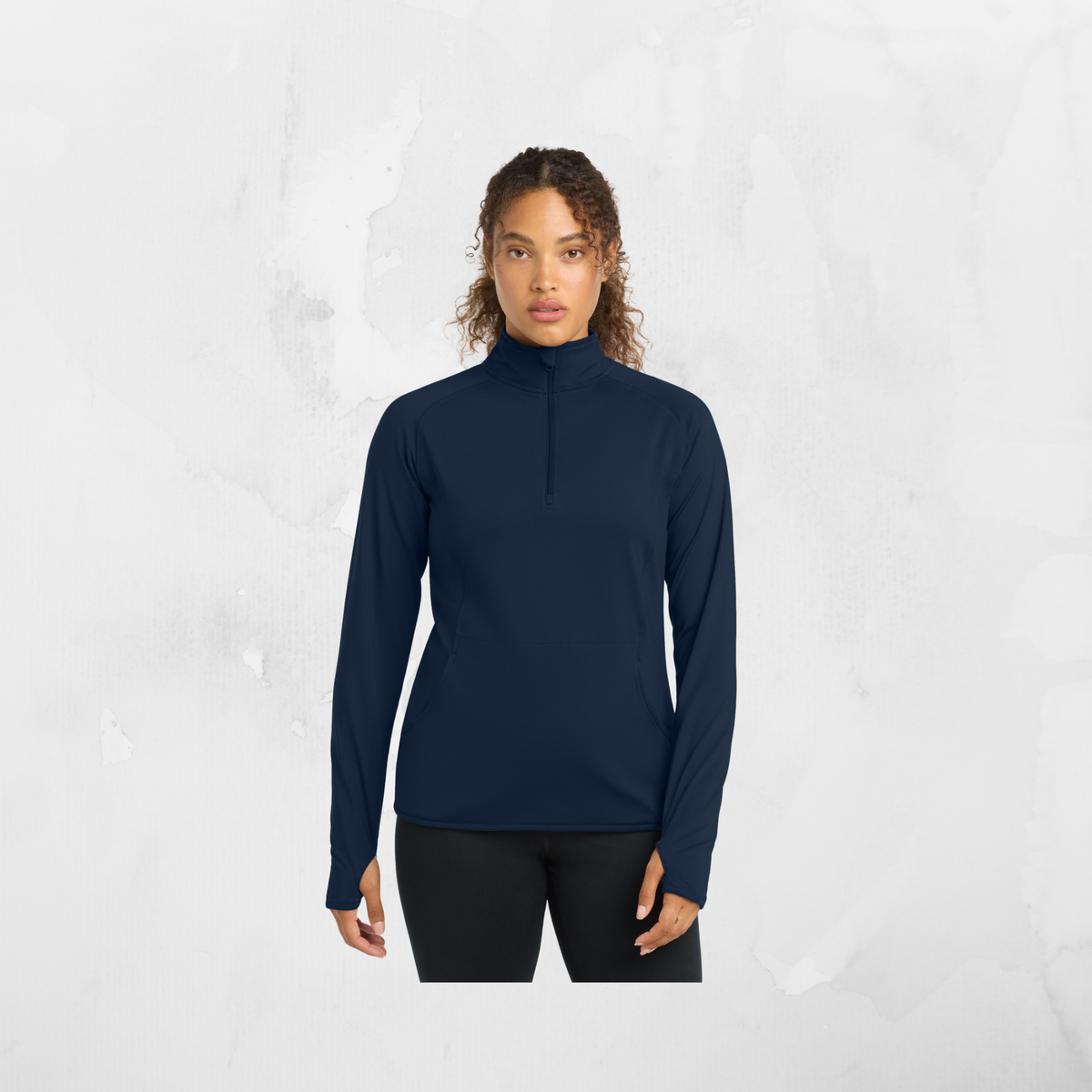 ATI Sport-Tek® Women's Sport-Wick® Stretch 1/4-Zip Pullover