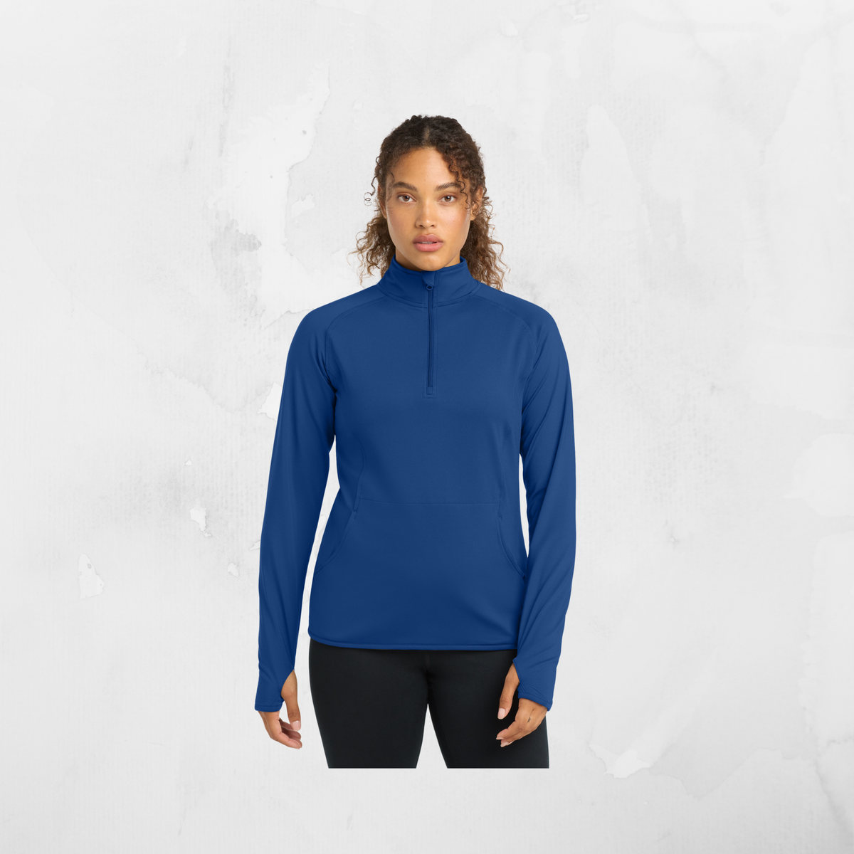 ATI Sport-Tek® Women's Sport-Wick® Stretch 1/4-Zip Pullover