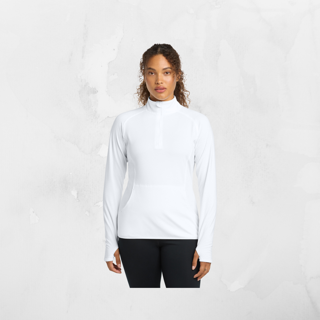 ATI Sport-Tek® Women's Sport-Wick® Stretch 1/4-Zip Pullover