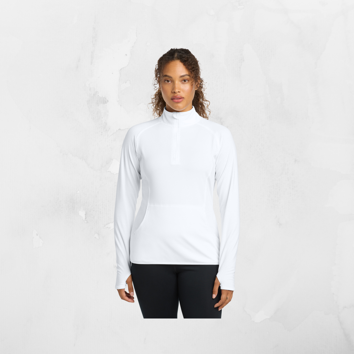 ATI Sport-Tek® Women's Sport-Wick® Stretch 1/4-Zip Pullover