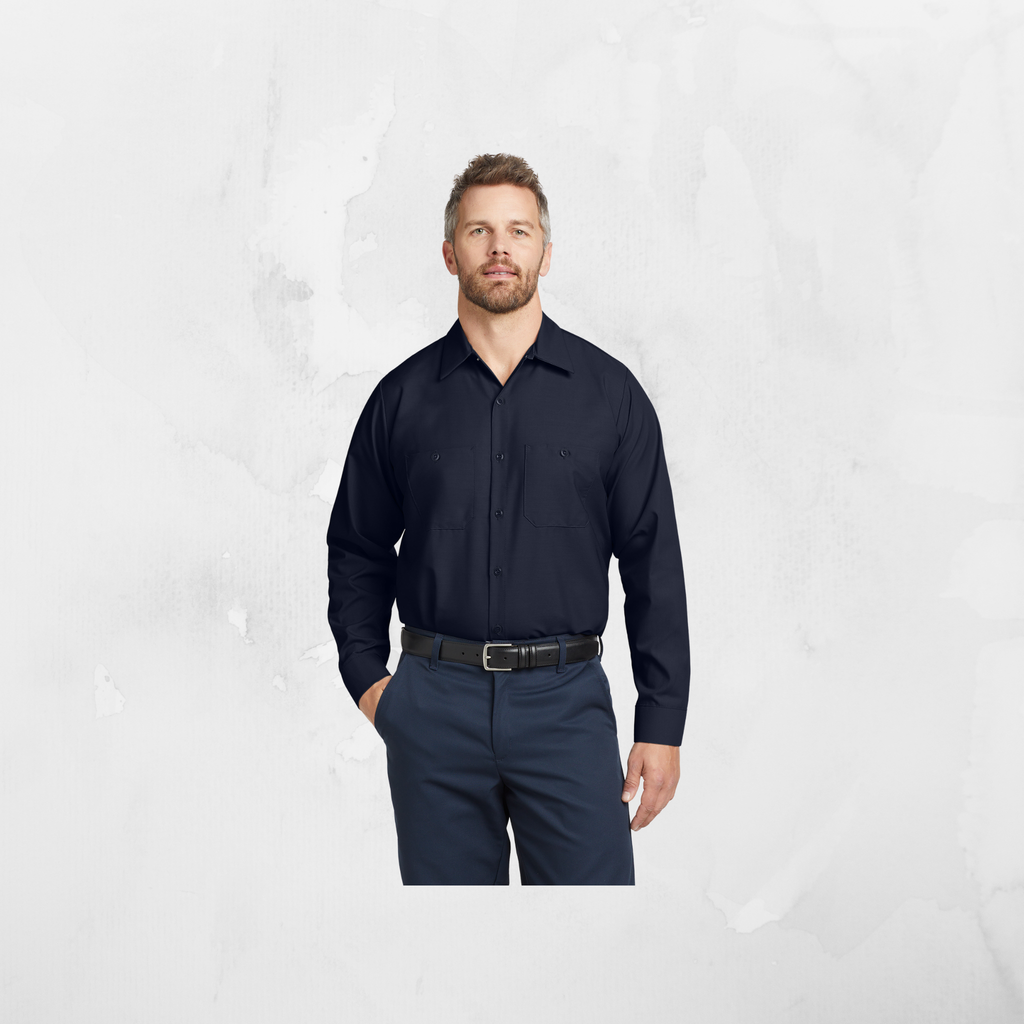 ATI Red Kap® Long Sleeve Industrial Work Shirt