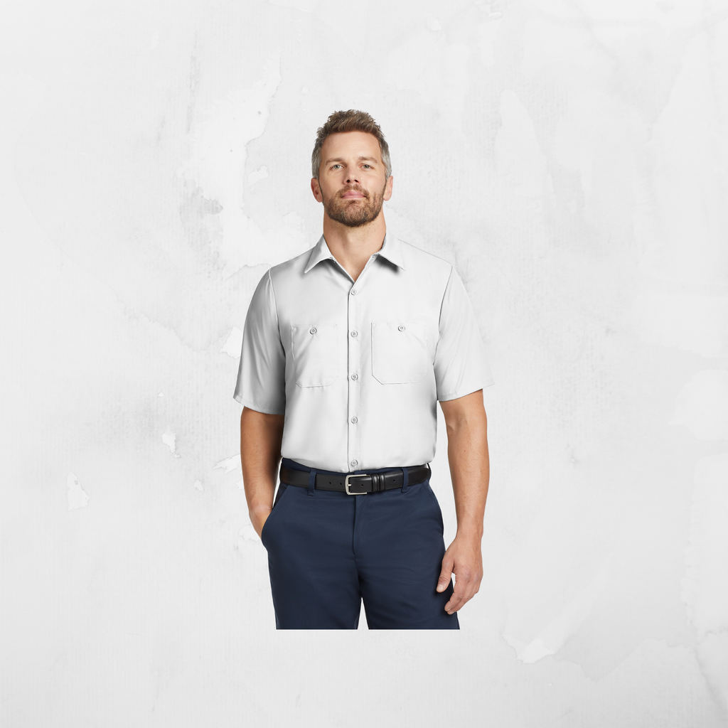 ATI Red Kap® Short Sleeve Industrial Work Shirt