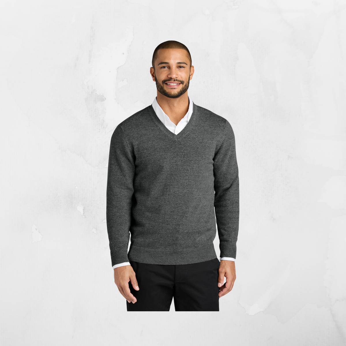 ATI Port Authority® Easy Care V-Neck Sweater