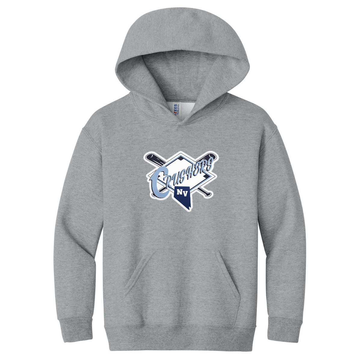 Crushers Jerzees Youth NuBlend Pullover Hooded Sweatshirt